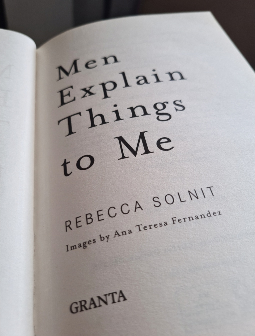 Men Explain Things to Me and Other Essays : a review of the compendium ...